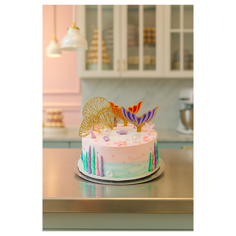 Tarta de chocolate rellena con nata y crema de nutella